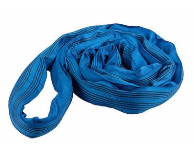 China 20T Round Webbing Sling PES High Tensile Polyester for sale