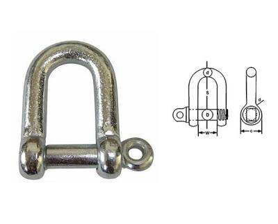 China Large Dee Pin Galvanized Anchor Shackle U.S. BS3020 for sale