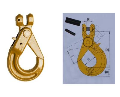 China JTR-HL05 G80 European Type Clevis Self-Locking Hook for sale