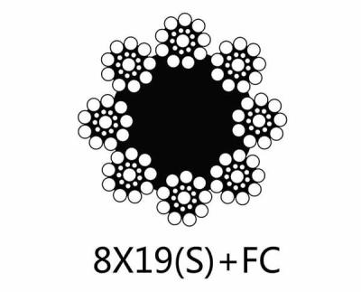 中国 DIN3062,8×19(S) +FC,8×19(S) +IWRC,8×19(W) +FC,8×19(W) +IWRC 販売のため