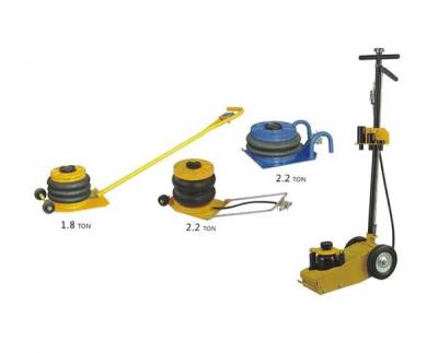 China Commercial Air Floor Industrial Jack With Rubber Wheels for sale