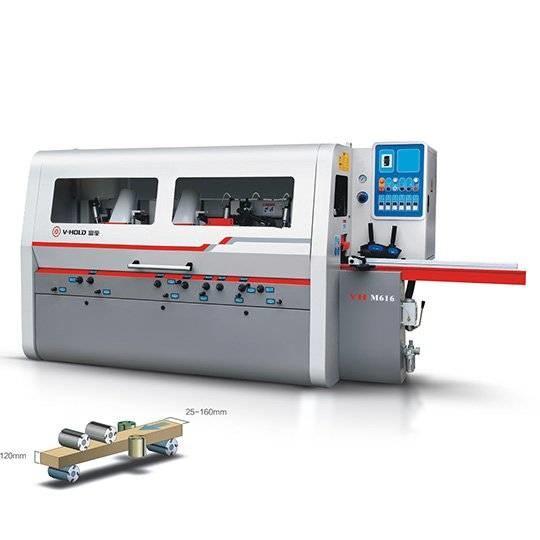 Quality 4 Knife Cutter Double Side Planer 5000r/Min Two Side Thickness Planer Machine for sale