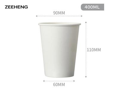 China Factory Price 100 % Biodegradable Packaging Disposable Paper Cups for sale