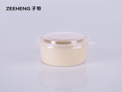 Chine 32oz ZIHENG Bamboo Pulp Bowl With Flat Lids à vendre