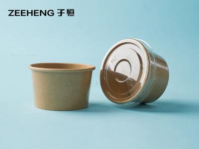 Cina ZEEHENG Sauce Cup 60 ml / 2 oz Cartone Kraft Marrone Ø 60 mm in vendita