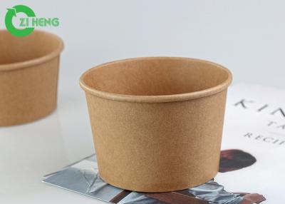 China Bacias de sopa biodegradáveis descartáveis 250ml de Recycable Logo Printed Food Bowl feito sob encomenda à venda
