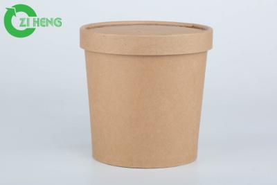 China Tazas de papel duras de 12 onzas de la sopa, tazas disponibles aisladas fuertes del restaurante en venta