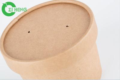 China Crush Resistance Compostable Coffee Cups , Thick Top Edge Recyclable Paper Cups for sale