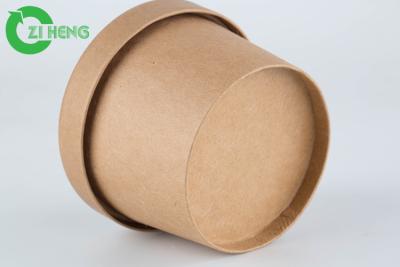 China Dikke het Document van Kraftpapier van de Schroefdraadbodem Koppen 230ml voor Met een laag bedekt Roomijspe Te koop