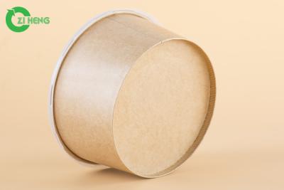 Chine Odeur moins de bols de soupe jetables à Brown Papier d'emballage pour onces recyclable de mariages les 25 à vendre