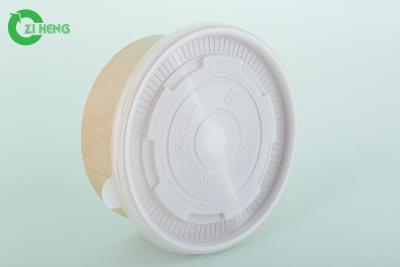China Non Toxic Disposable Paper Bowls With Lids Taking Out Soup / Pasta / Salad for sale