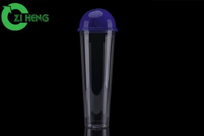 China 1000 ml-HUISDIER Duidelijke Plastic het Drinken Koppen met Onverwachte Geschikte Deksel Transparante Lang Te koop