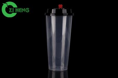 Chine Couvercles en plastique de boissons de résistance de fente vigoureux avec la coutume rouge de prise de coeur imprimée à vendre