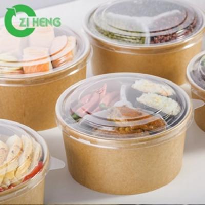 China Mini umweltfreundliches Kraftpapier-Schüssel-Wegwerfhitzebeständiges für warme Küche zu verkaufen