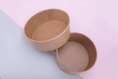China Recycled Materials Water Based Ink Flexo Kraft Paper Bowls for Noodle, Milk, Lollipop for sale