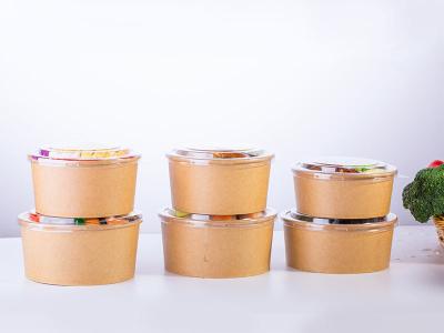 中国 32ozふたが付いているプラスチック自由で使い捨て可能なペーパー スープ ボウル 販売のため