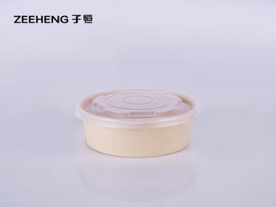 China cuencos de ensalada de bambú para llevar disponibles del papel de pulpa 32oz en venta