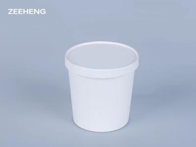 China Soup Ice Cream Biodegradable Paper Cups Custom 16oz en venta