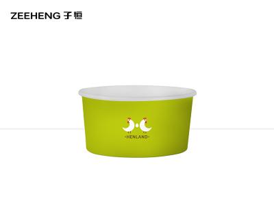China Customized Takeaway Paper Bowl Ice Cream Paper Bowl With Lids for sale
