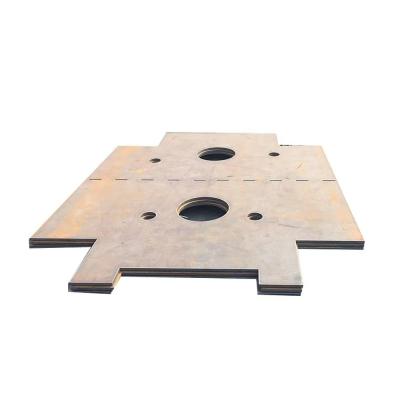China 20mm Carbon Steel CNC Flame Cutting Steel Plate OEM Machining Sheet Metal Rust Prevention for sale