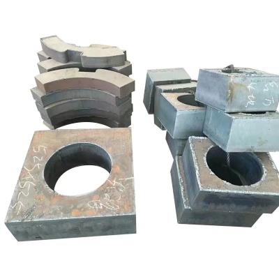 China ASTM Heavy Duty CNC Flame Cutting Fixing Plate Flanges Carbon Steel Metal Parts for sale