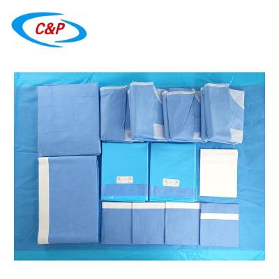 China Blue General Surgery Drape Pack Hydrophilic PP Non Absorbent Fabric for sale