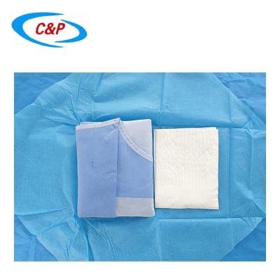 China Non Woven Sterile Disposable Surgical Gown Pack For Hospital Doctors for sale