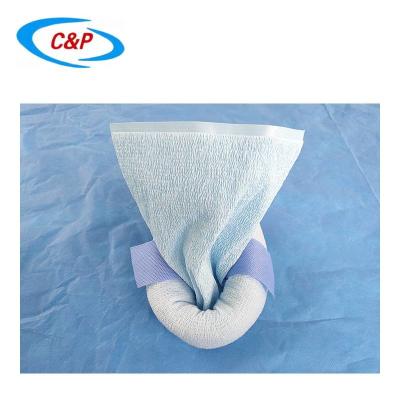 China Stretchable Disposable Medical Supplies Bilaminate Stockinette With Pulling Ties for sale