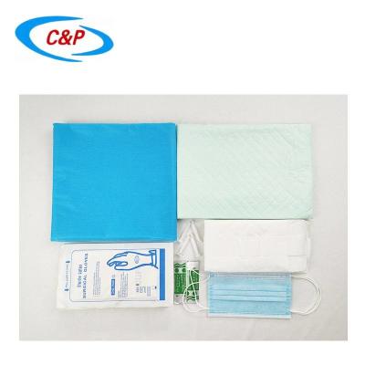 China Soft Hydrophilic PP PE Obstetric Disposable Surgical Drapes Sterile Sheet Delivery Kit for sale