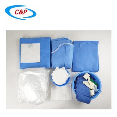 China Femoral Angiography Surgical Disposable Drapes Pack Sheets Customized for sale
