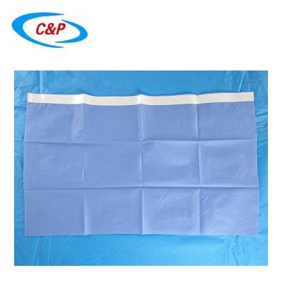 China Plain Blue Surgical Utility Drape With Adhesive Non Woven Fabric for sale