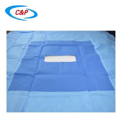 Chine Serviette stérile de drap de laparotomie transversale bleue pour le médical à vendre