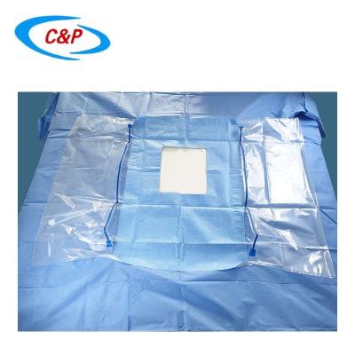China Customized Disposable Laparoscopy Drapes Fenestrated Surgical Drape for sale