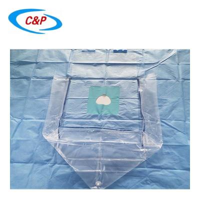 China SMS PE Estéril azul toalla de cortina de craneotomía para la cirugía de la cabeza en venta