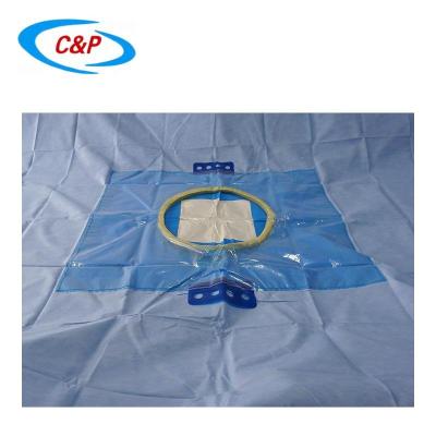 China Disposable Cesarean C Section Surgical Drape cloth With Pouch Blue for sale