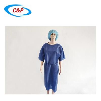 China Blue Hospital Nonwoven Medical Gown For Isolation Bulkbuy for sale