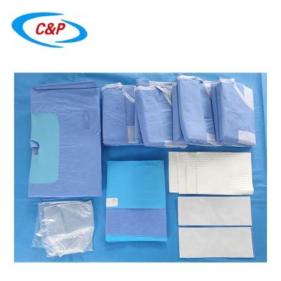China Non-woven Blue Disposable Knee Arthroscopy Drape Pack with CE ISO13485 for sale