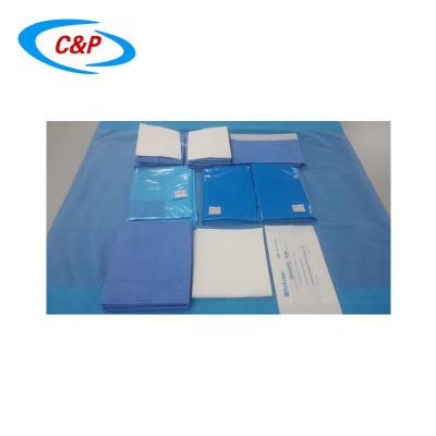 China Obstetric Nonwoven Drape Pack With Reinforced Surgical Gown For Childbirth Surgery for sale