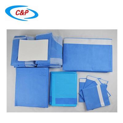 China SMS Medical Supplies Universal Surgical Pack Kit in Sterile Blue Color for sale