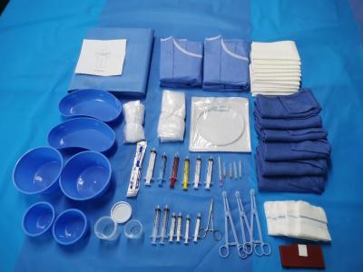 China Hospital Angiography Pack Medical Nonwoven And Customizable Design Solution for sale