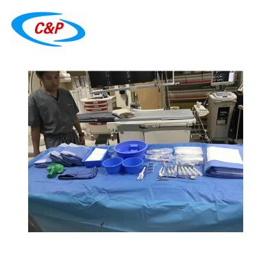 China One Side Waterproof Disposable Sterile Cardiovascular Pack Hospitals And Clinics for sale