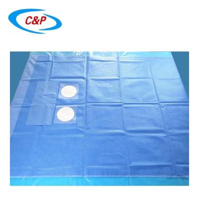 China Single Use Femoral Radial Angiography Drape With Dual Windows for sale