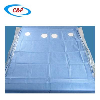 China Disposable PP PE Femoral Radial Angiography Drape Sheet For Medical Procedures for sale