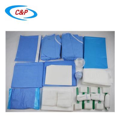 Chine fournitures médicales sac de livraison stérile kit jetable pour bébé avec chemises chirurgicales à vendre