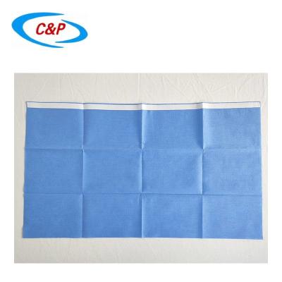 China Absorbent Blue SMS Disposable Surgical Side Drape With Adhesive Supplier for sale