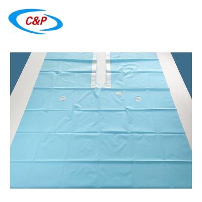 Китай Nonwoven Disposable Blue U Drape Split Sheet For Medical Procedures продается