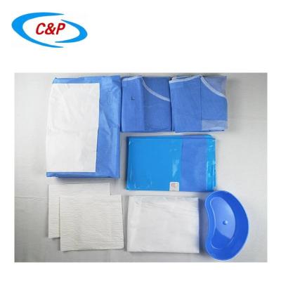 China Blue C Section Surgical Drape For Medical Customizable Design à venda