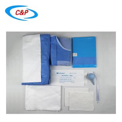China Factory Supplier Medical Disposable Blue Delivery Cesarean Section Pack for Surgical Procedures for sale