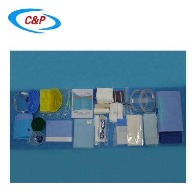 China Chirurgische operatiepakketten Blauwe wegwerppakket voor steriele orthopedische operaties Te koop