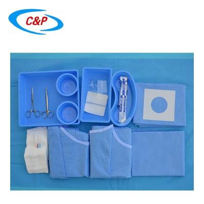China Sterile Waterproof Blue Angiography Drape Pack With OEM/ODM Available CE for sale